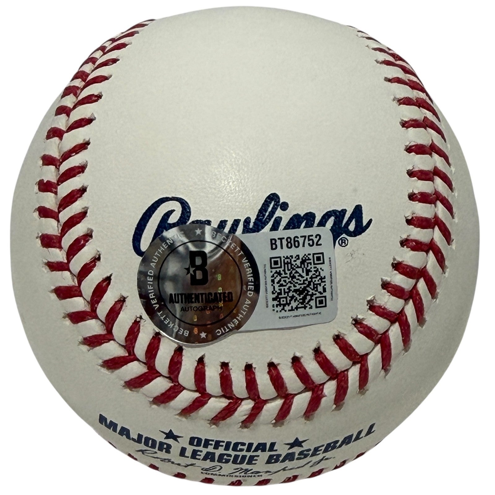 Thomas Ian Nicholas Signed ROMLB Baseball w/ Insc. + Quote Beckett BAS COA ROY3