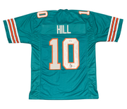 Tyreek Hill Signed Miami Dolphins Custom Throwback Jersey Beckett BAS COA0