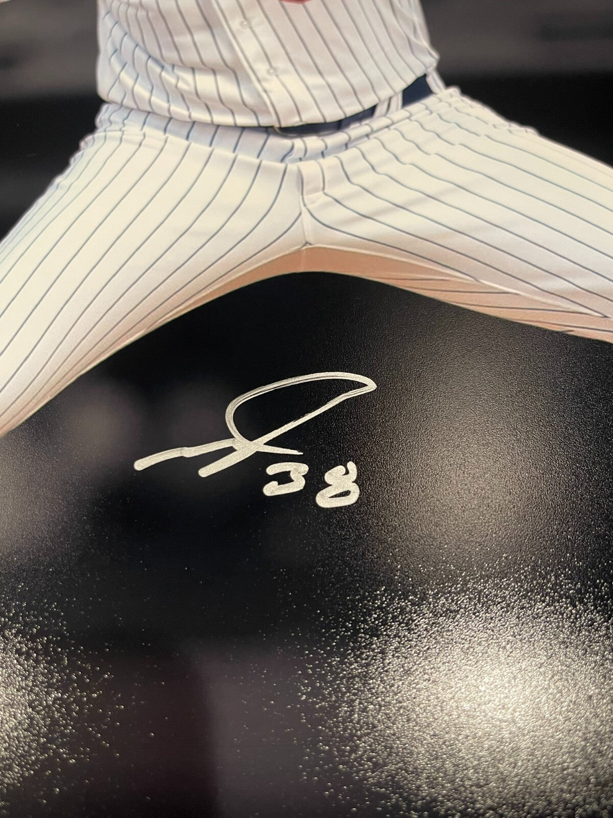 Tylor Megill Signed Auto New York Mets 16x20 Photo Spotlight JSA WIT COA N.O.1