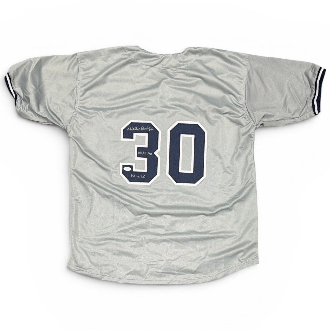 Willie Randolph Signed New York Yankees Custom Jersey w/ 2x Insc JSA COA0