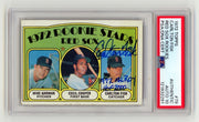 Carlton Fisk 1972 Topps #79 Signed Rookie RC w/ 1972 AL ROY HOF 2000 PSA 10 Auto0