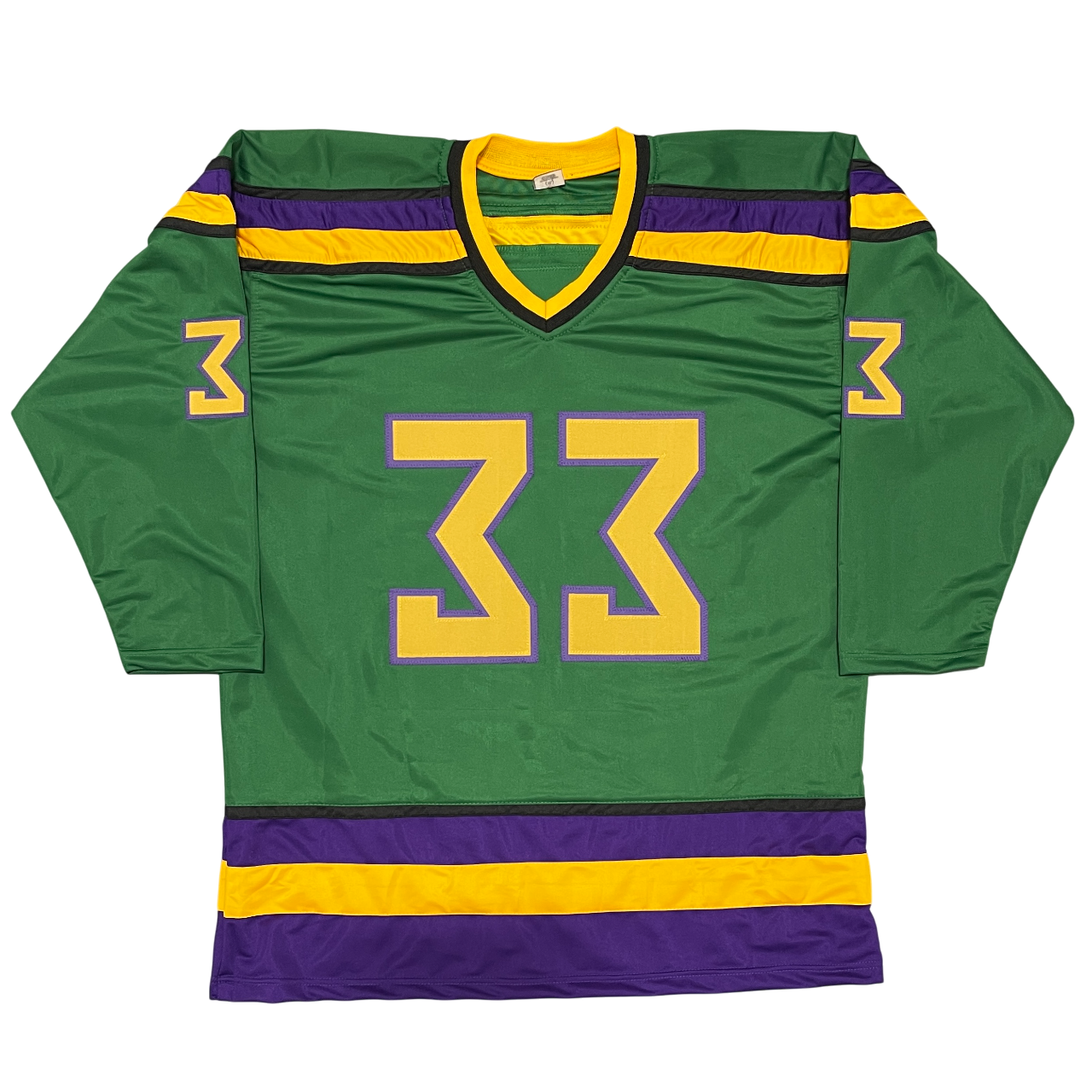 Shaun Weiss Signed ‘Goldberg’ Mighty Ducks Custom Jersey Beckett Witness BAS COA2