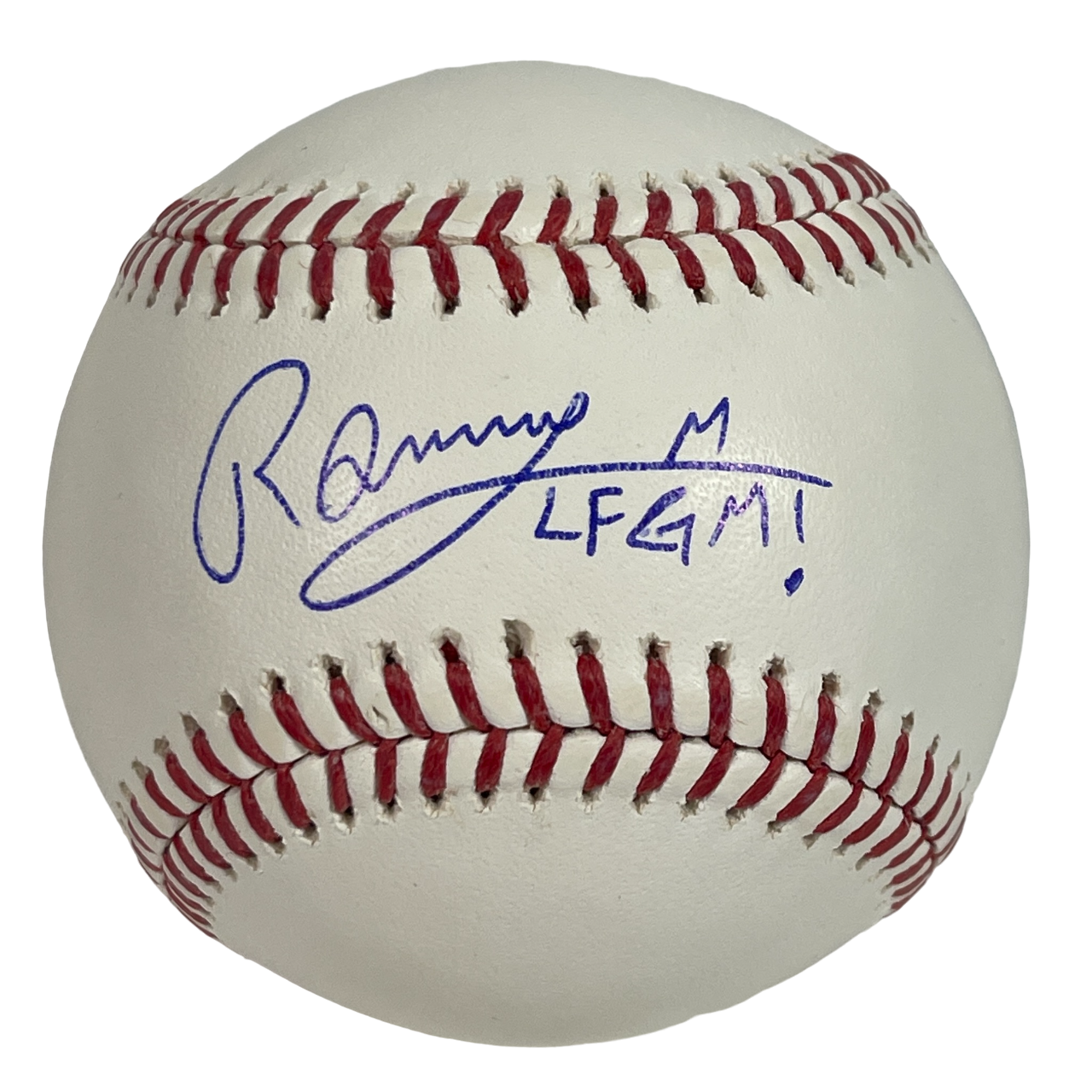 Ronny Mauricio Signed Autographed ROMLB Baseball w/ LFGM! JSA COA Mets0