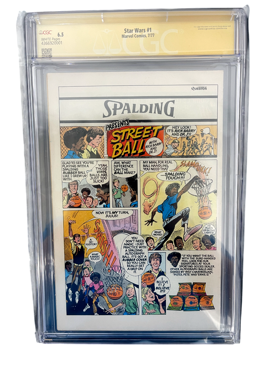 Mark Hamill Signed Autographed Marvel Star Wars #1 July 1977 Newsstand CGC 6.52