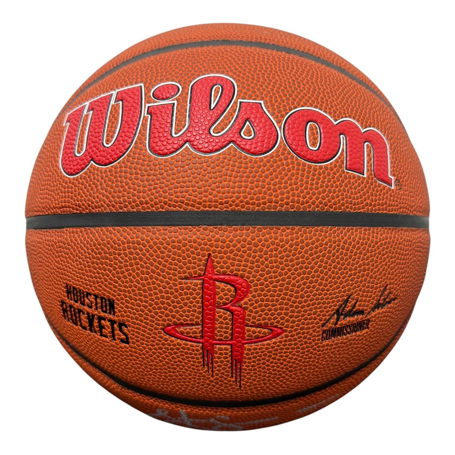 Steve Francis Signed Houston Rockets Wilson NBA Basketball w/ 2000 ROY JSA W COA2