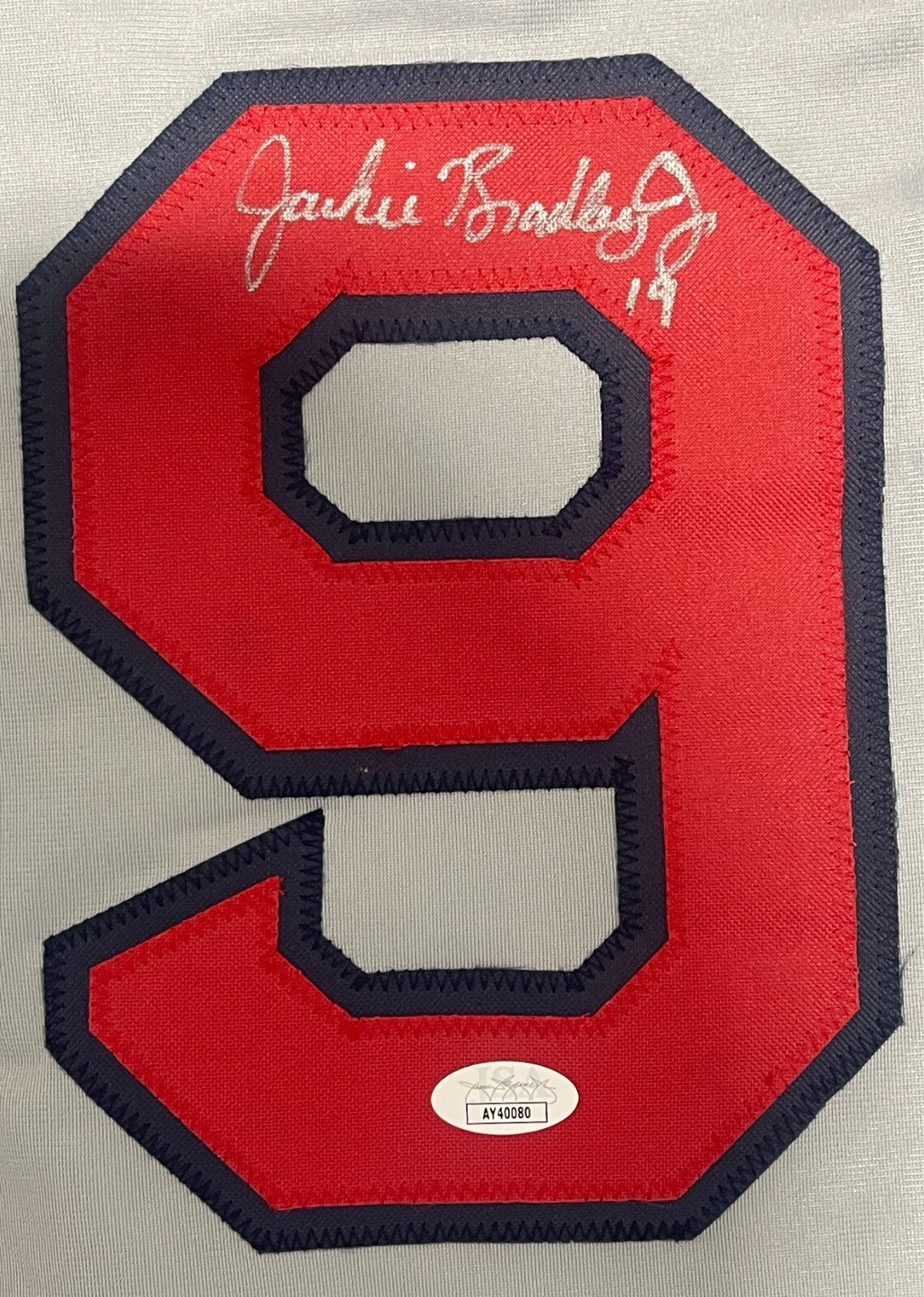 Jackie Bradley Jr Signed Autographed Boston Red Sox Custom Jersey JSA COA1
