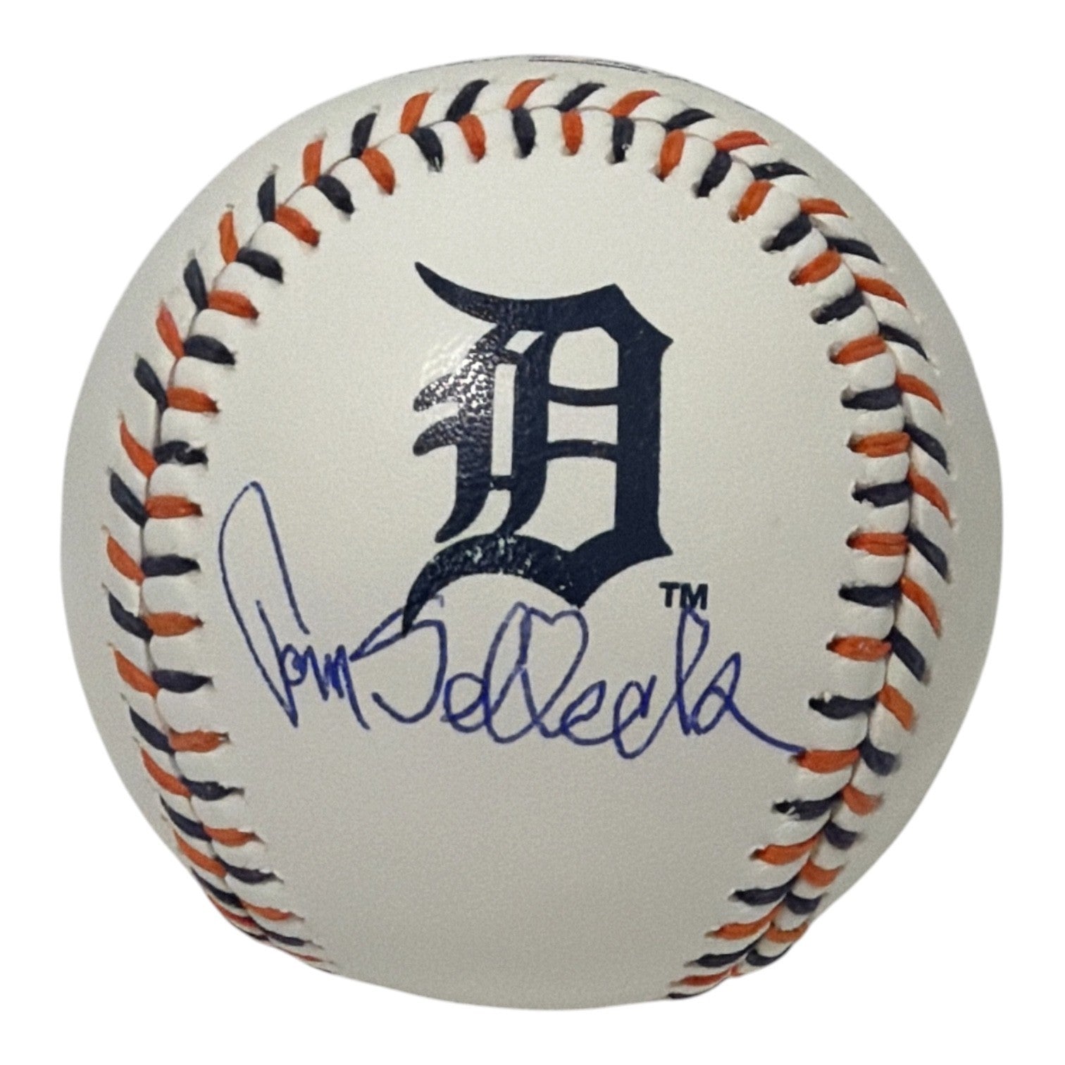 Tom Selleck Signed Autographed Detroit Tigers Logo Baseball Official Pix JSA COA0