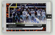 Brandon Aubrey 2025 Panini Instant #80 Lava Parallel Signed Auto #1/1 Cowboys0