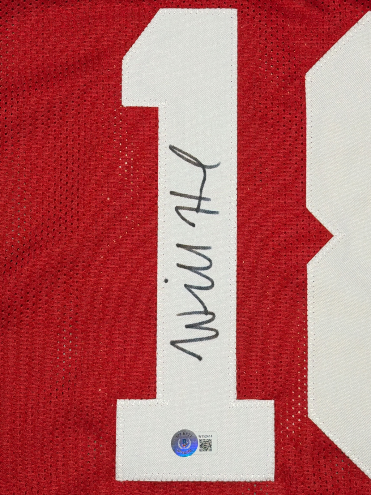 Will Howard Signed Ohio State Buckeyes Custom Jersey Beckett Witness BAS COA1