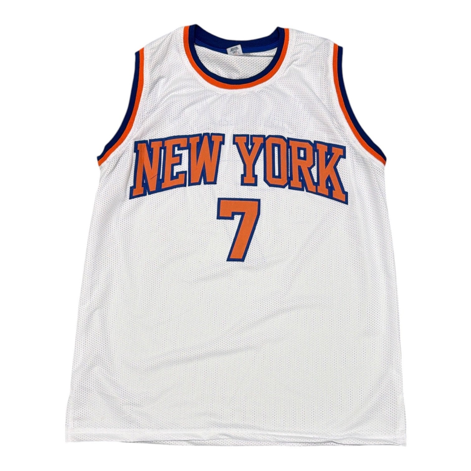 Kenny Sky Walker Signed New York Knicks Custom Jersey w/ 89 Dunk Champ JSA W COA2