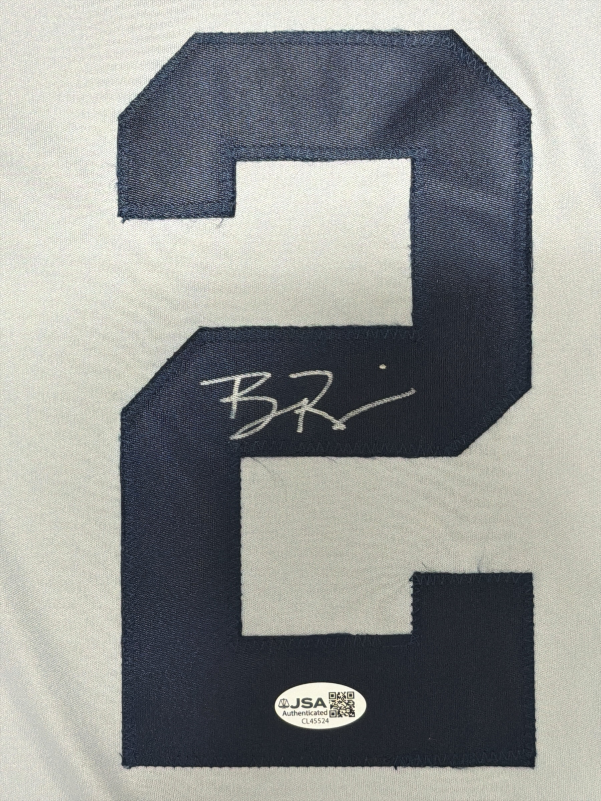 Ben Rice Signed Autographed New York Yankees Custom Jersey JSA COA1