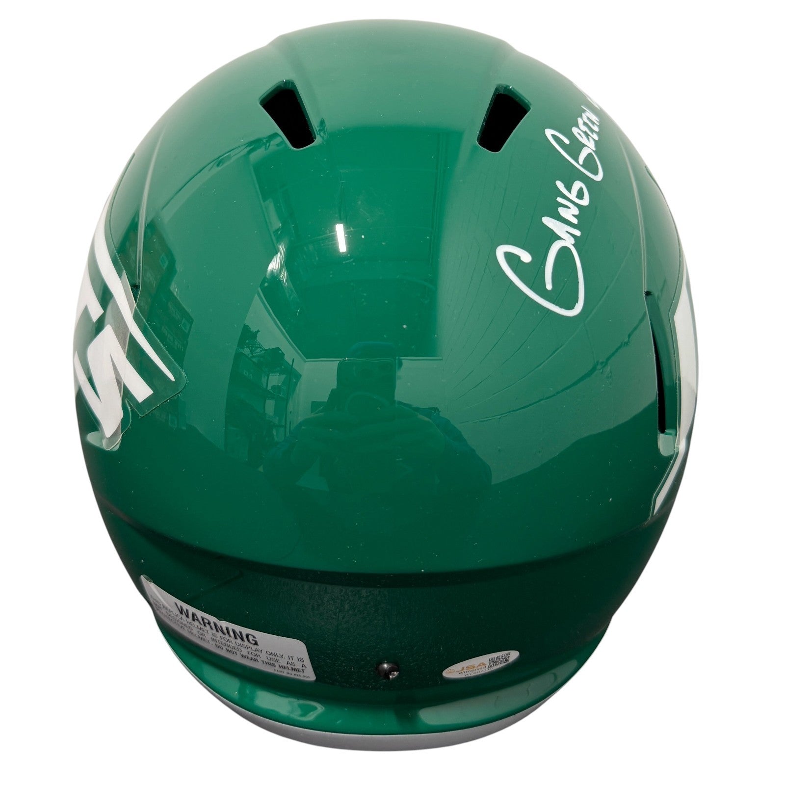 Minkah Fitzpatrick Signed Jets TB FS Full Size Helmet w/ Gang Green JSA W COA3