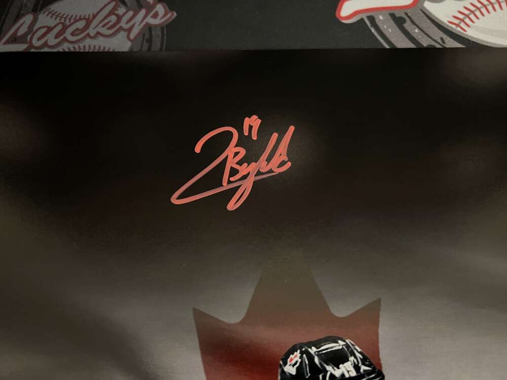 Quinton Byfield Signed Auto 16x20 Photo The Great White North UDA COA Canada1