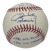 Ron Cey Signed Autographed ROMLB Baseball w/ 4 Insc JSA COA Los Angeles Dodgers0