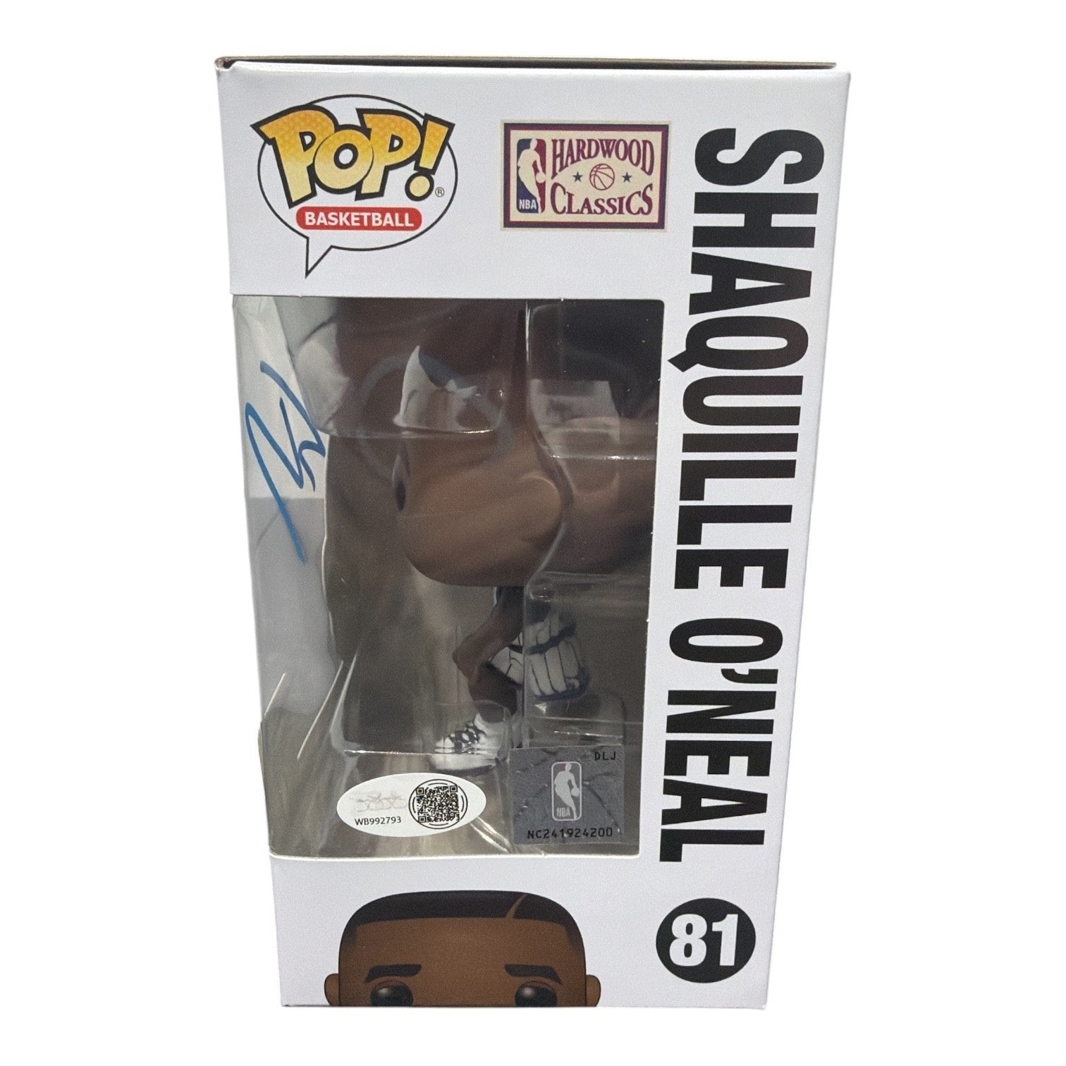 Shaquille O'Neal Signed Orlando Magic NBA HWC Funko Pop #81 JSA Witness COA Shaq4