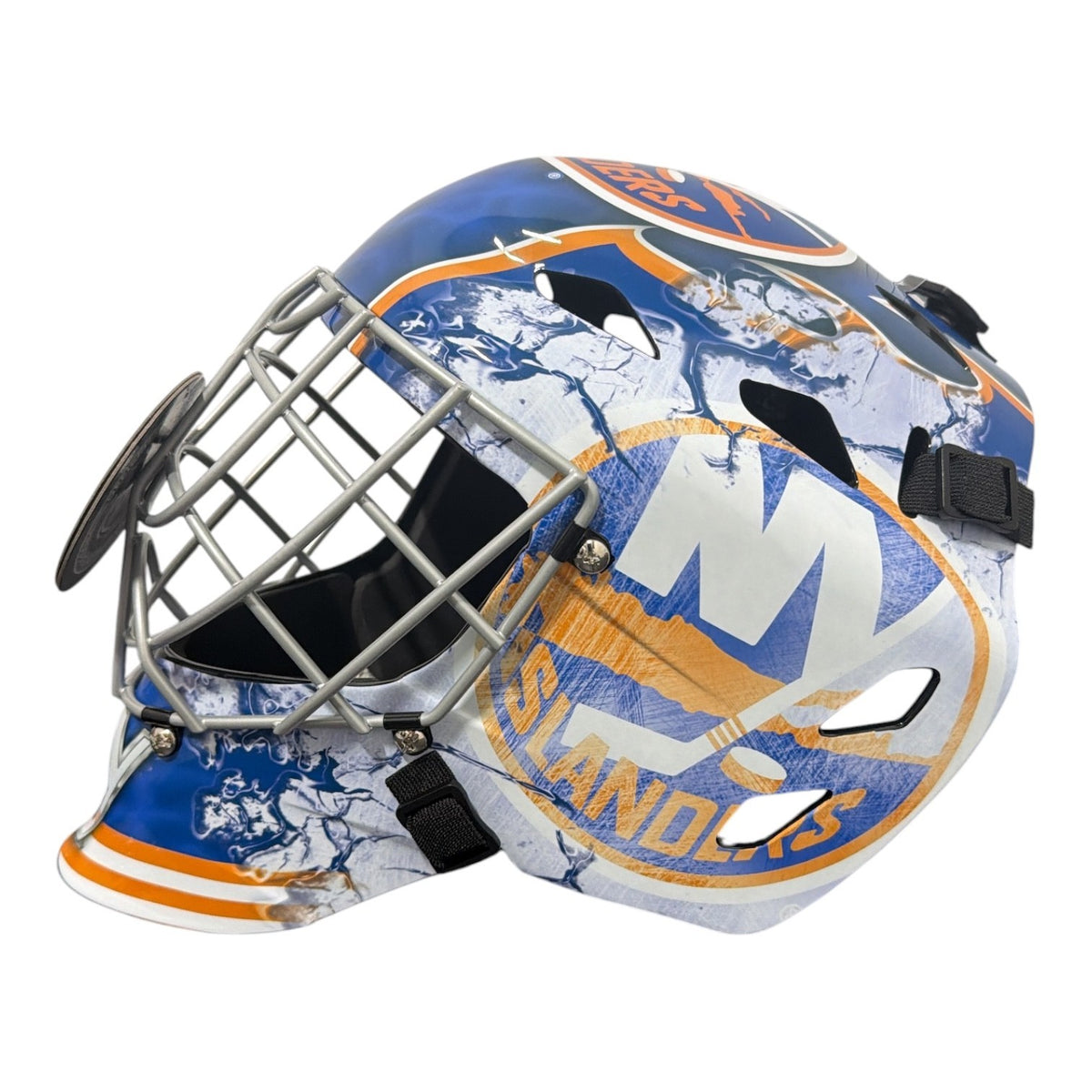 Billy Smith Signed New York Islanders Full Size Goalie Mask w/ 2 Insc JSA W COA4