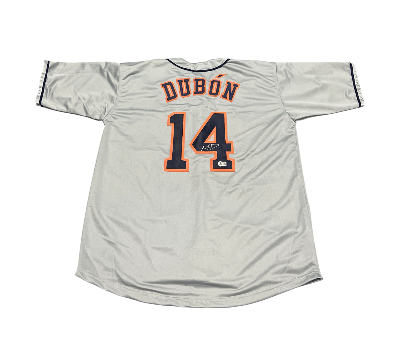 Mauricio Dubon Signed Houston Astros Custom Jersey Beckett Witness BAS COA0