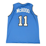 Bob McAdoo Signed Buffalo Braves Custom Jersey w/ HOF 2000 JSA Witness COA0