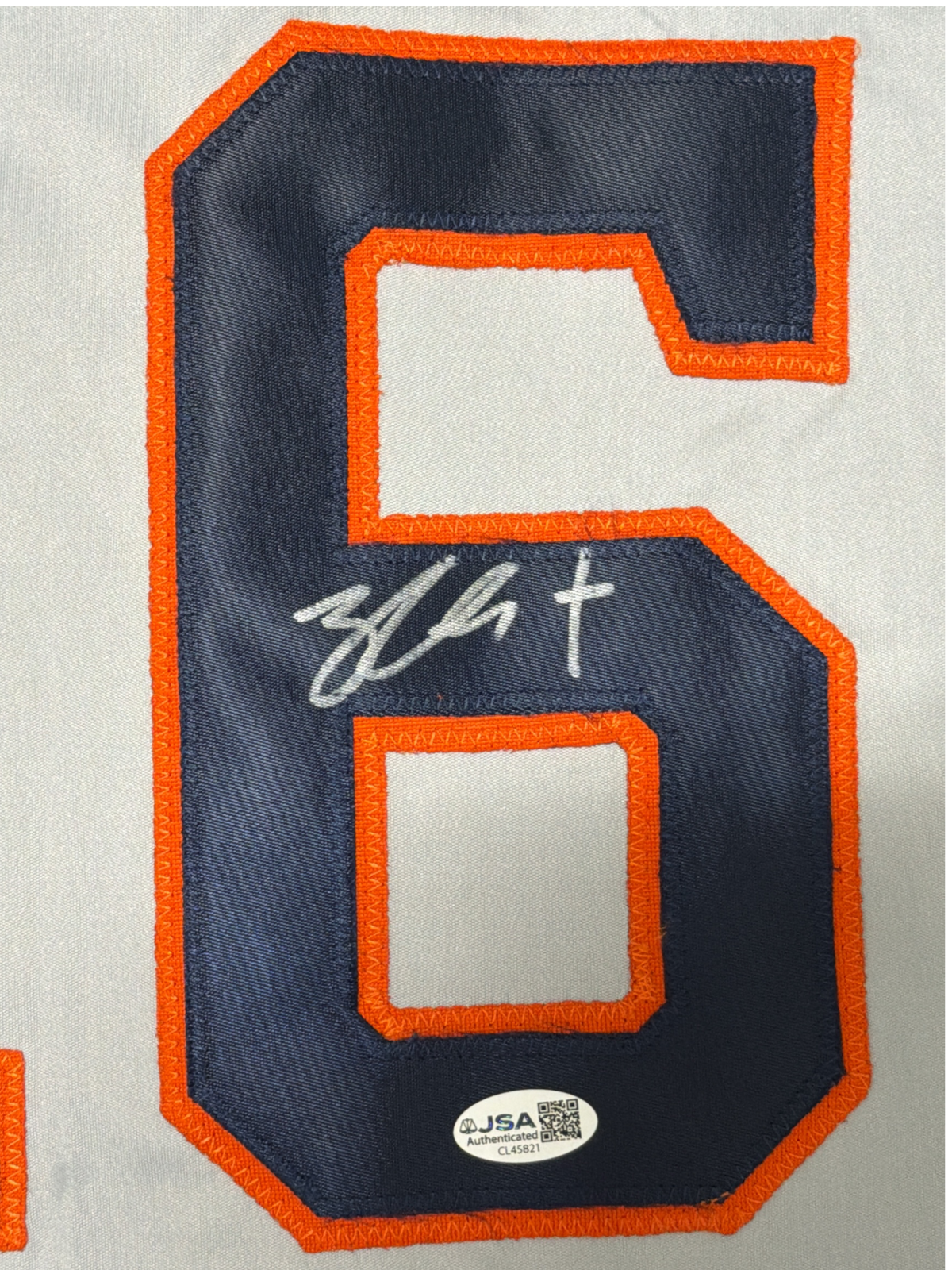 Zach Cole Signed Autographed Houston Astros Custom Jersey JSA COA1