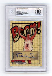 Toni Kukoc 2024 Hits Memorabilia BOOM Super #1/1 Signed BGS BAS Auto Bulls HOF0