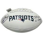 Rob Ninkovich Signed Patriots White Football SB XLIX LI Champ Beckett W BAS COA0