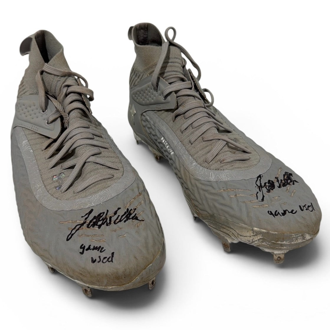 Jett Williams Signed Autographed Game Used Baseball Cleats JSA Wit. COA Brewers0