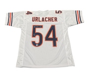 Brian Urlacher Signed Chicago Bears Custom Jersey w/ HOF 18 Beckett Wit BAS COA0