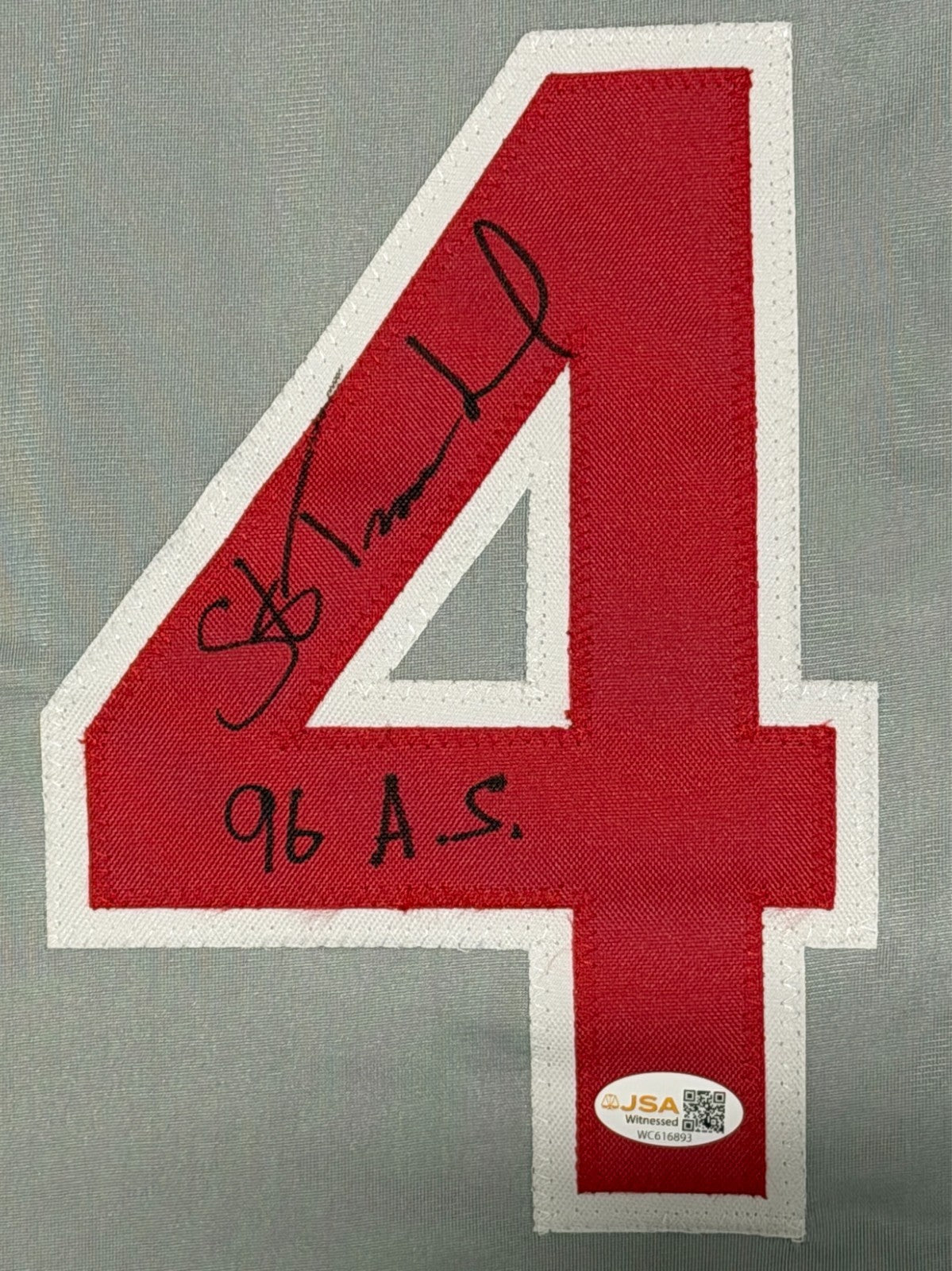 Steve Trachsel Signed Chicago Cubs Custom Jersey w/ 96 AS JSA Witness COA1
