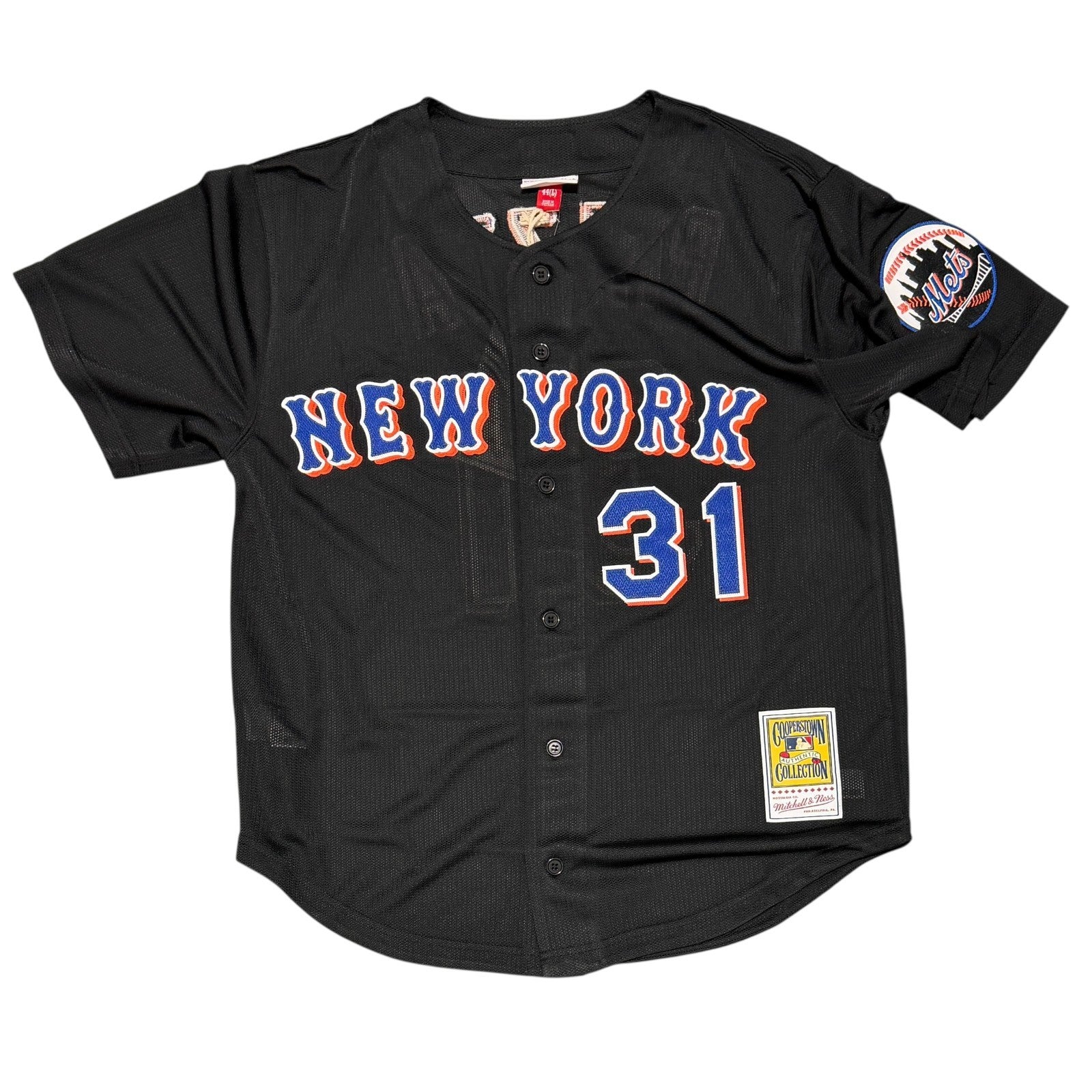 Mike Piazza Signed New York Mets Mitchell & Ness Jersey Fanatics COA + MLB HOLO2