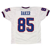 Stephen Baker Signed New York Giants Custom Jersey w/ 2x Insc JSA Witness COA0
