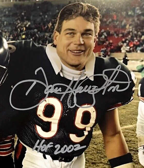 Dan Hampton & Mark Carrier Dual Signed Bears 11x14 Photo w/ Insc Beckett BAS COA1