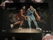 Darius Garland & Miles Bridges Signed 24x16 Photo Rising Stars /100 UDA COA0