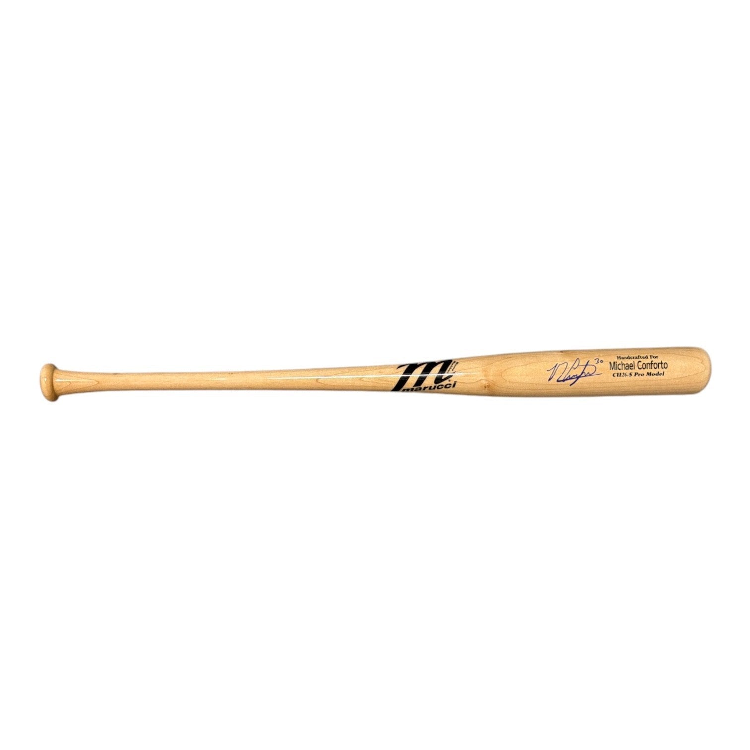 Michael Conforto Signed Game Model Marucci Bat CU26-2 Pro JSA COA Mets Cubs2