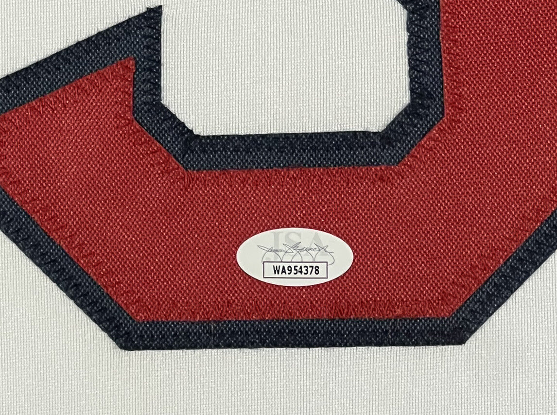 Triston Casas Signed Framed Custom Jersey Boston Red Sox JSA Witness COA2