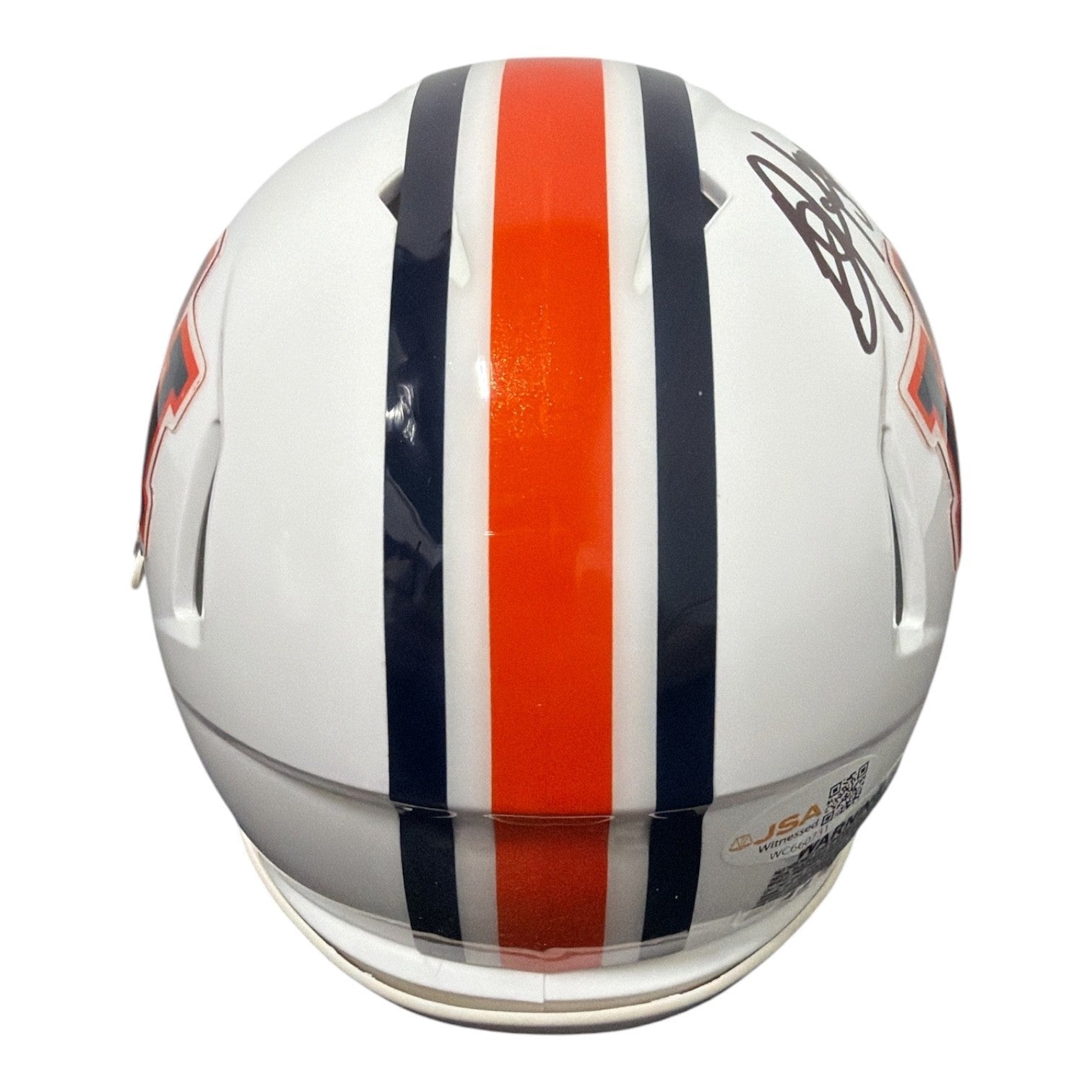 Bo Jackson Signed Autographed Auburn Tigers Speed Mini Helmet JSA Witness COA2