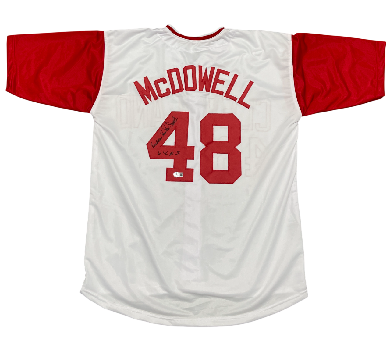 Sam McDowell Signed Cleveland Indians Custom Jersey Sudden 6x AS Beckett BAS COA0