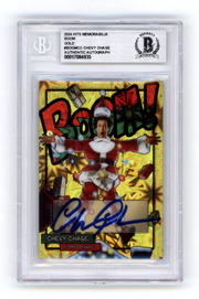 Chevy Chase 2024 Hits Memorabilia BOOM Gold #/10 Signed BGS BAS Auto X-Mas0