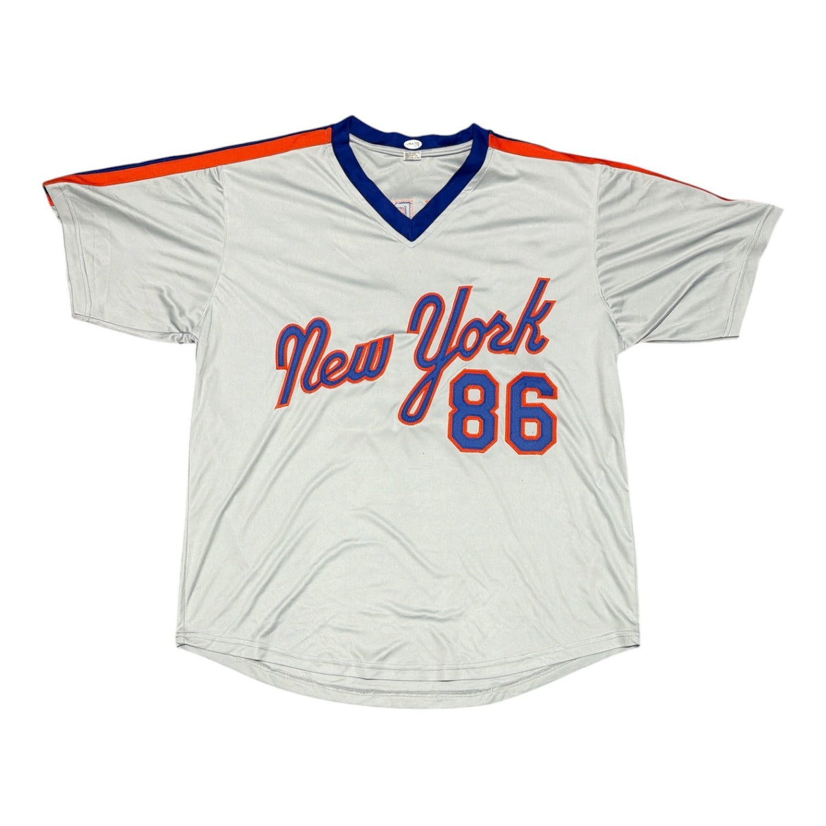 New York Mets 1986 World Series (23 Auto) Team Signed Custom Jersey Insc JSA COA7