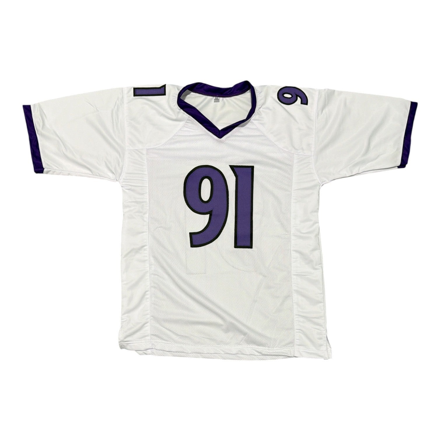 Trey Hendrickson Signed Baltimore Ravens Custom Jersey JSA Witness COA2