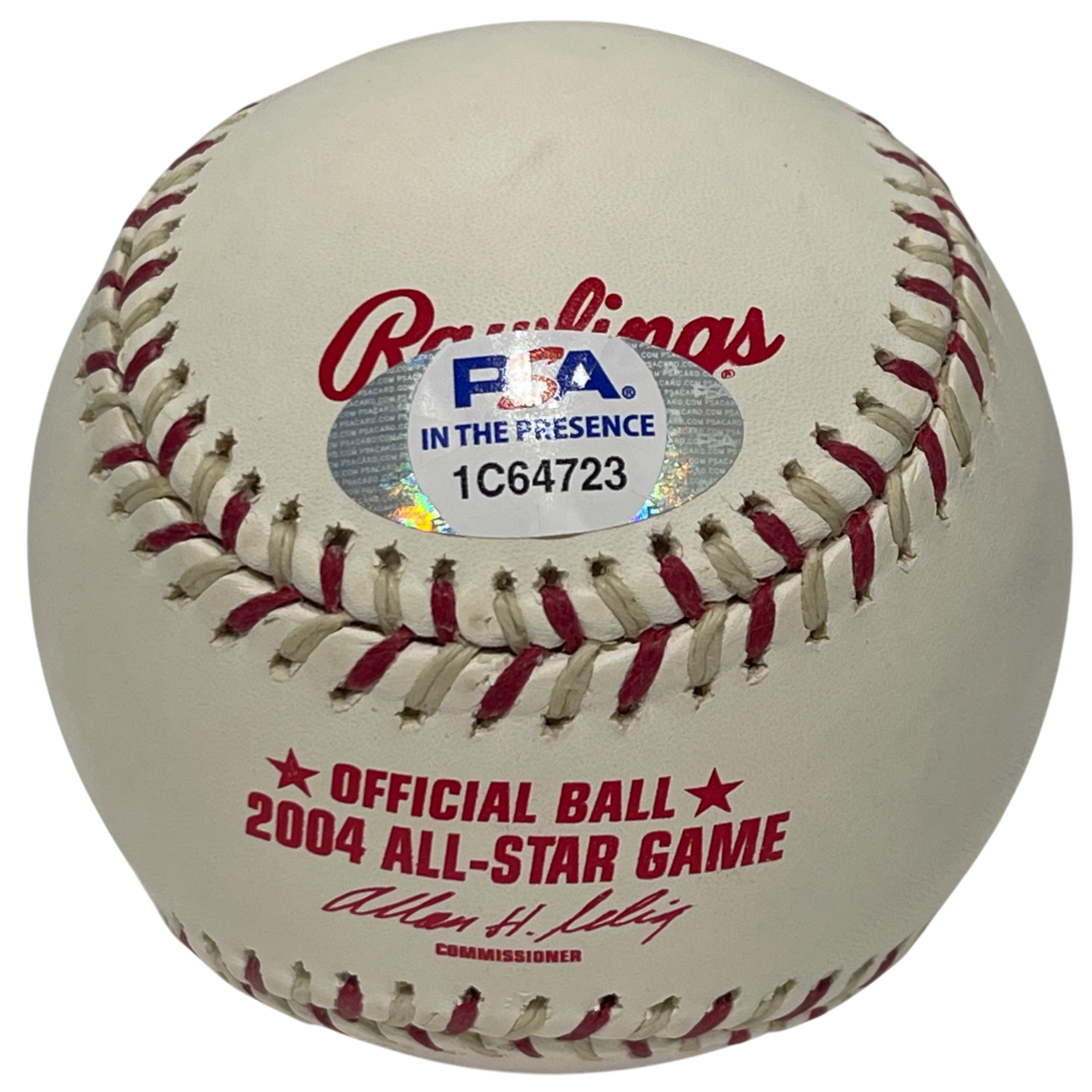 Vladimir Guerrero Sr Signed 2004 All Star ROMLB Baseball w/ 04 AL MVP PSA COA1