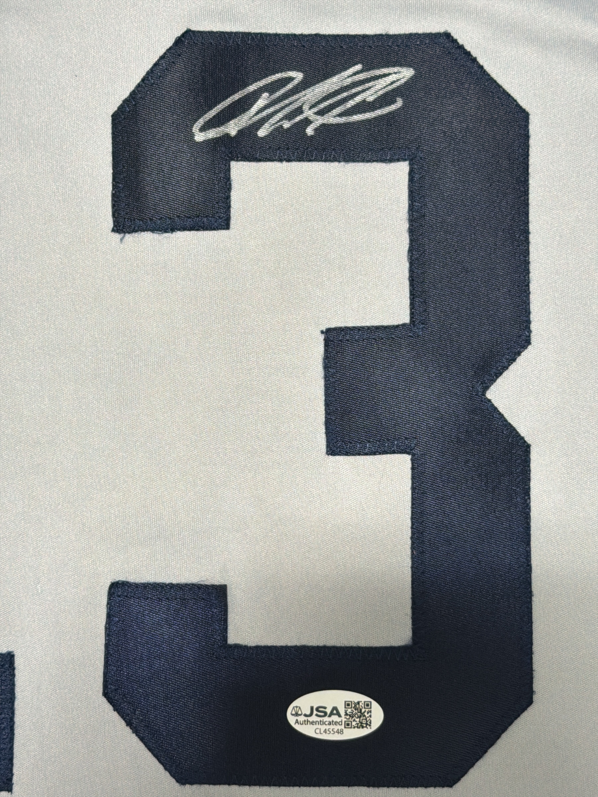 Jazz Chisholm Jr Signed Autographed New York Yankees Custom Jersey JSA COA1