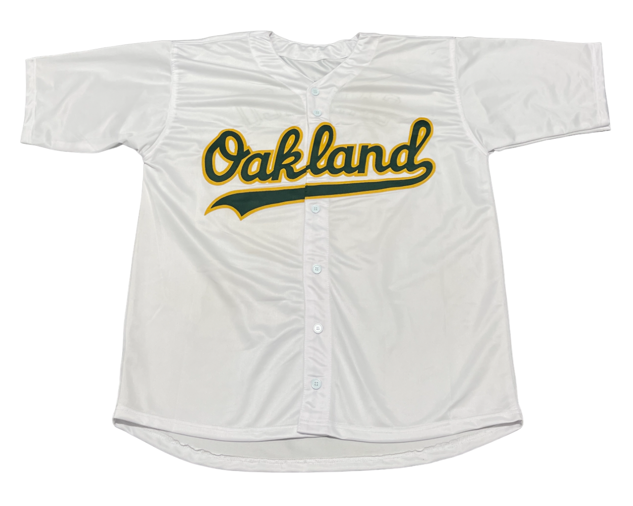 Jose Canseco Signed Oakland Athletics Custom Jersey w/ 2 Insc Beckett W BAS COA2