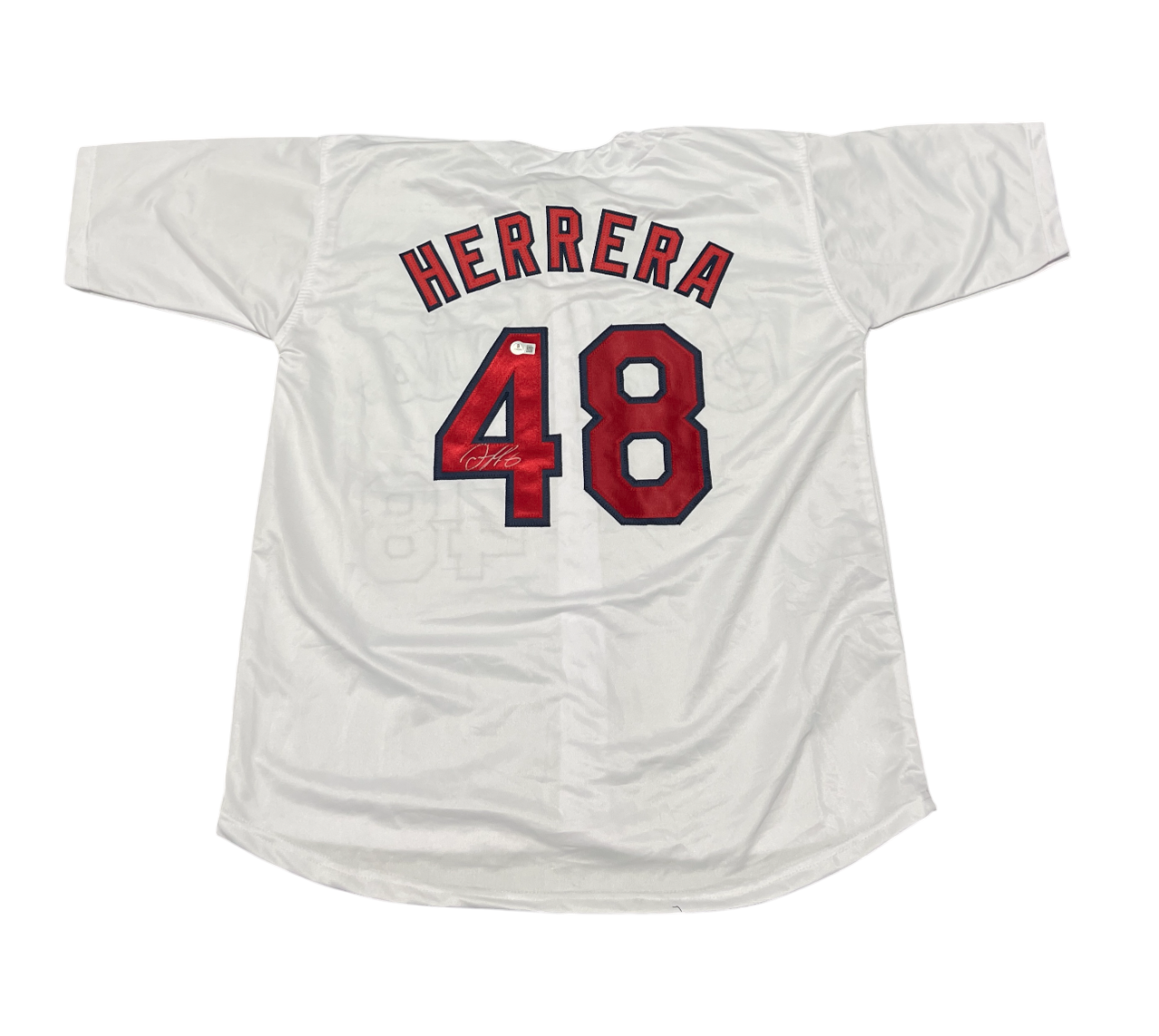 Ivan Herrera Signed St Louis Cardinals Custom Jersey Beckett Witness BAS COA0