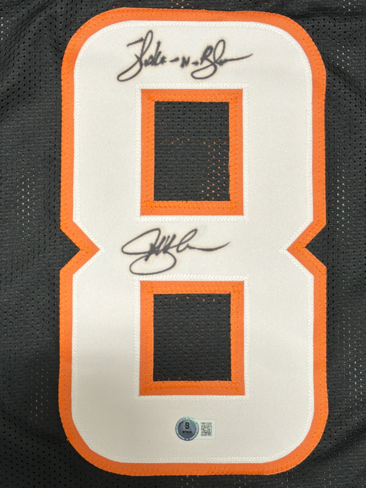 Jeff Blake Signed Cincinnati Bengals Jersey w/ Shake & Blake Beckett Wit BAS COA1