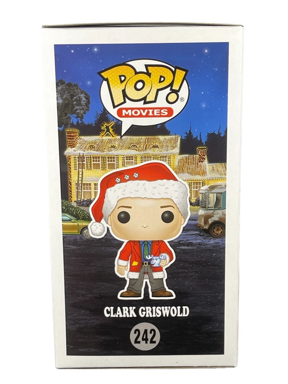 Chevy Chase Signed Auto Clark Griswold Christmas Vacation Funko Pop #242 BAS COA1