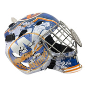 Billy Smith Signed New York Islanders Full Size Goalie Mask w/ 2 Insc JSA W COA0