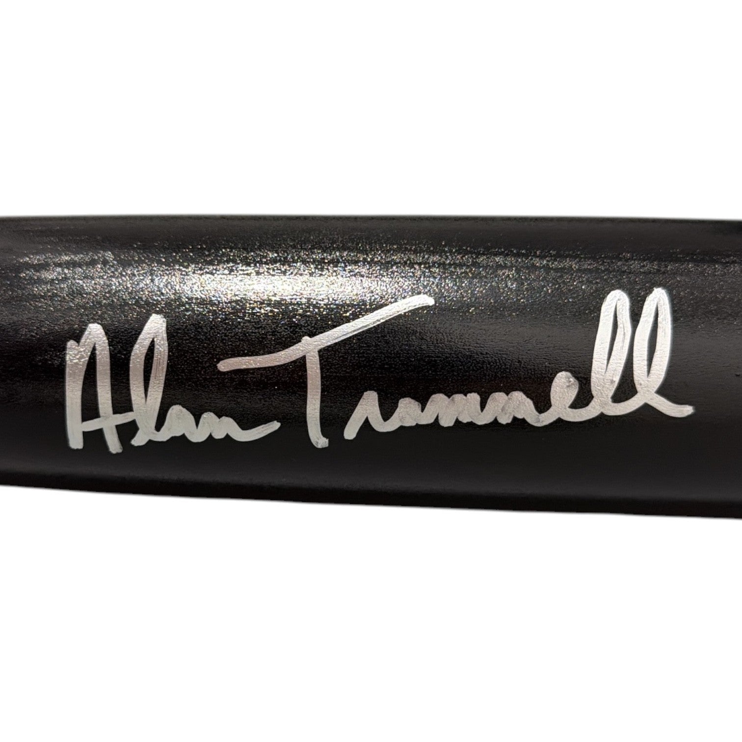 Alan Trammell Signed Autographed Louisville Slugger Black Bat JSA Witness COA1