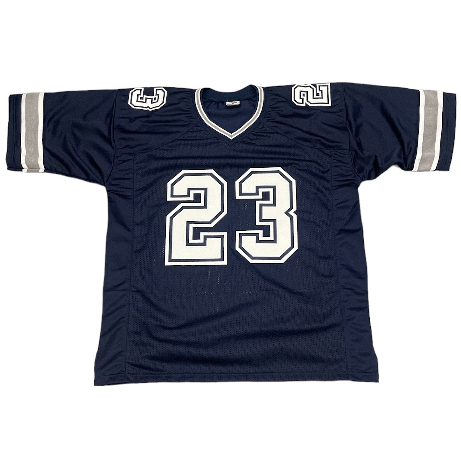 Rico Dowdle Signed Dallas Cowboys Custom Jersey Beckett Witness BAS COA2