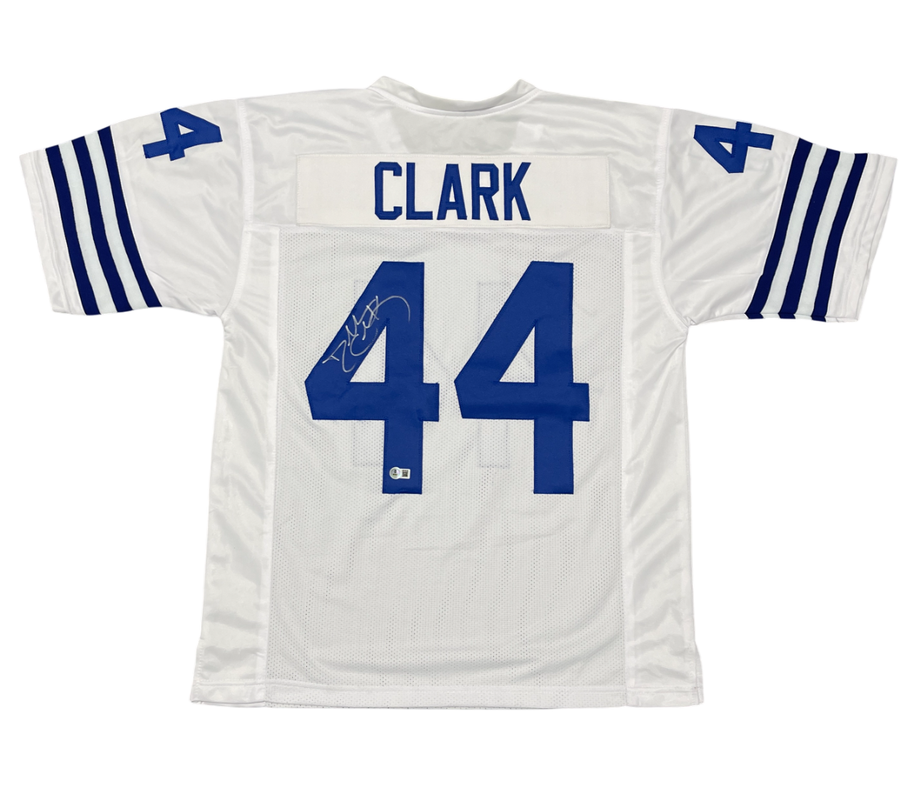 Dallas Clark Signed Indianapolis Colts Custom Jersey Beckett Witness BAS COA0