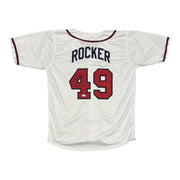John Rocker Signed Atlanta Braves Custom Jersey w/ F**K the Mets JSA Witness COA0